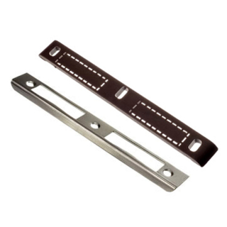 Strike plate 20x8 with plastic