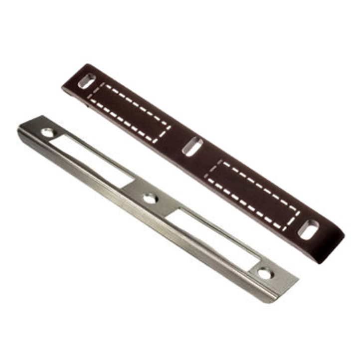 Strike plate 20x8 with plastic